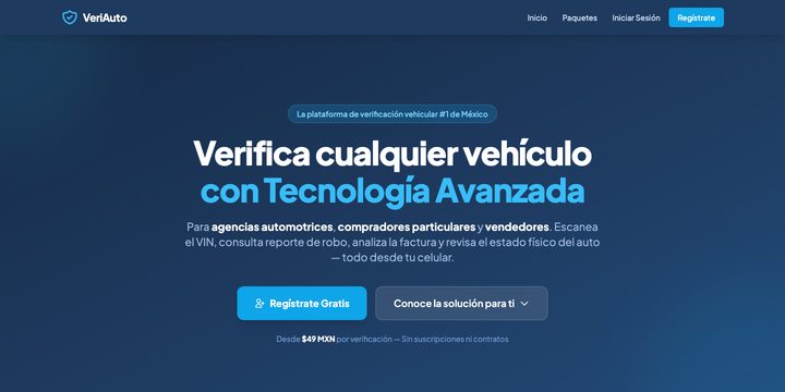 VeriAuto — Verificación Vehicular